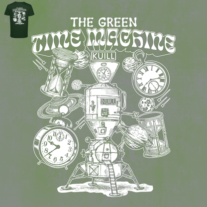 Kuill – The Green Time Machine T-Shirt (Forest Green)