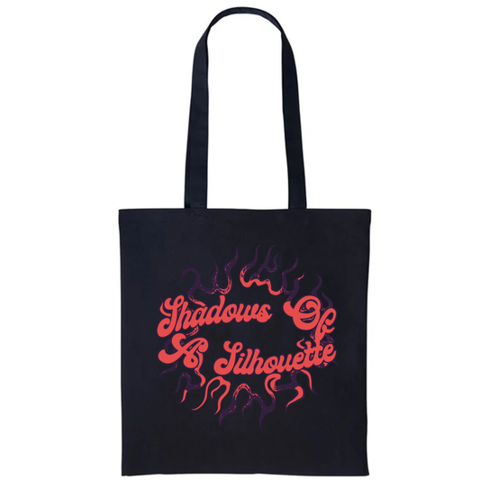 SHADOWS OF A SILHOUETTE – LOGO TOTE BAG - BLACK