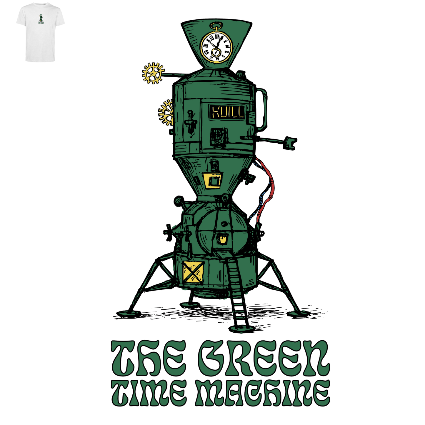 Kuill – The Green Time Machine T-Shirt