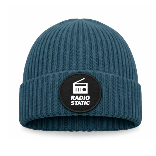 RADIO STATIC – Ribbed Beanie (PATCH EDITION)