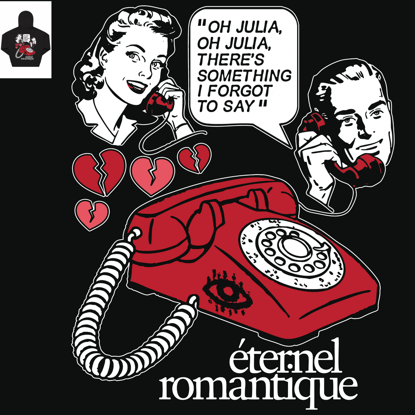 The Public Eye – Éternel Romantique Hoodie (Black Edition)