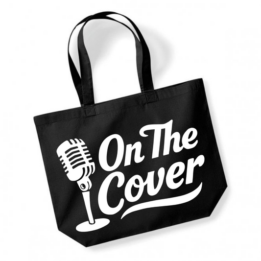 On The Cover Tote Bag – Black