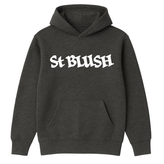 St Blush Logo Hoodie – Heather Grey