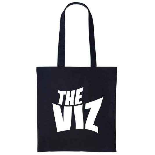 THE VIZ – Official Logo Tote Bag (BLACK EDITION)