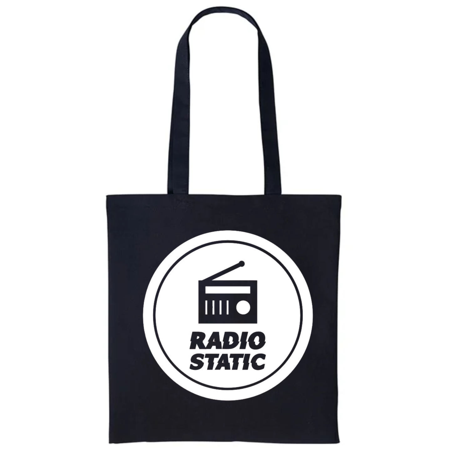 RADIO STATIC TOTE BAG (BLACK EDITION)