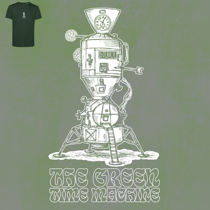 Kuill – The Green Time Machine T-Shirt (Forest Green)