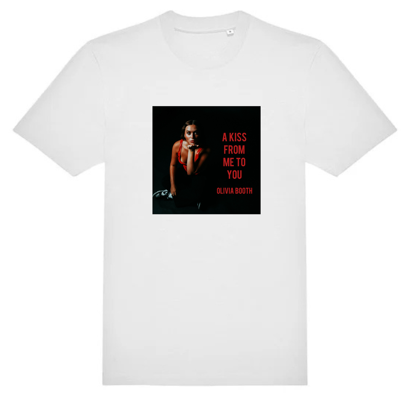 Olivia Booth Album Artwork T-Shirt (WHITE EDITION)