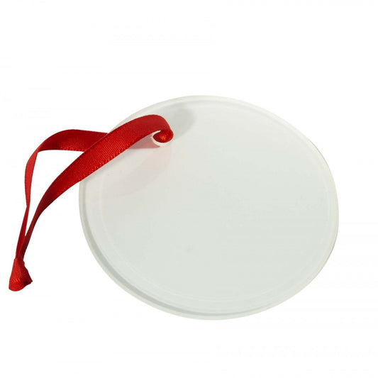 Glass Christmas Decoration - Round