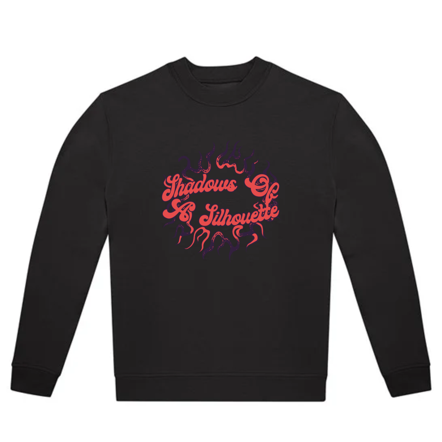 SHADOWS OF A SILHOUETTE – LOGO CREWNECK - BLACK