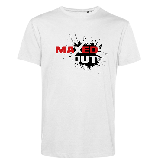 MAXED OUT – Official Logo T-Shirt ( WHITE EDITION