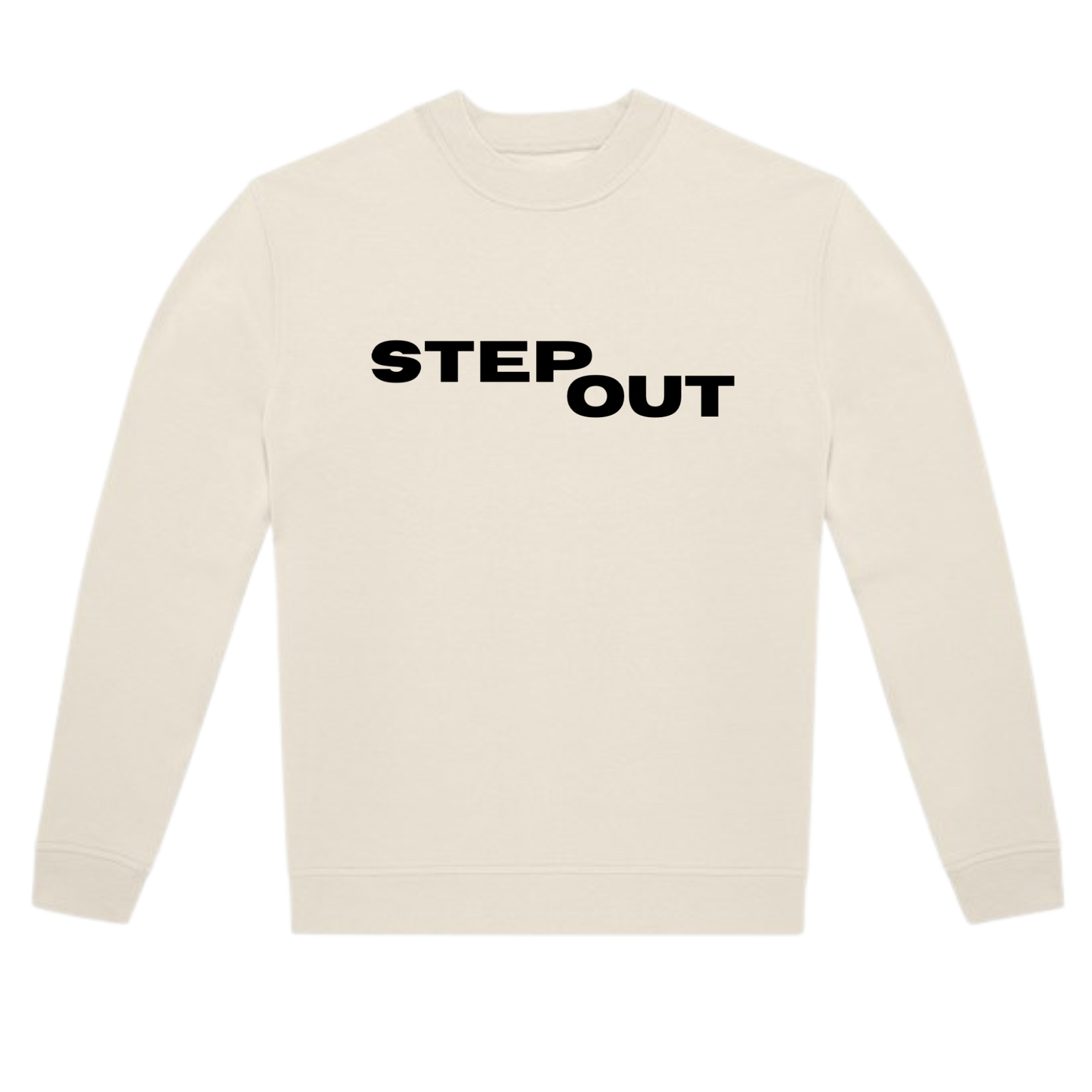 Step Out Crewneck Sweatshirt - LOGO (OFF WHITE EDITION)