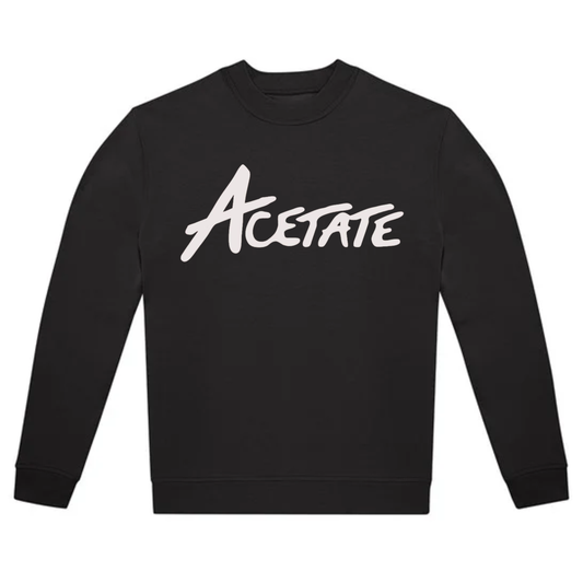 ACETATE Signature Logo Sweatshirt (BLACK EDITION)