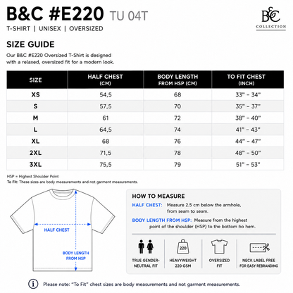 Custom Oversized T-Shirt (Oversized)