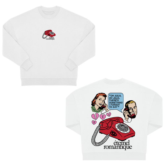 The Public Eye – Éternel Romantique Sweatshirt (White Edition)