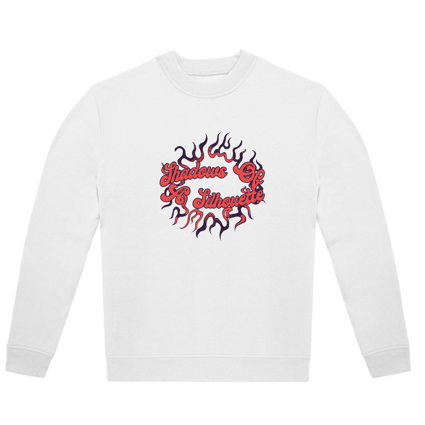 SHADOWS OF A SILHOUETTE – LOGO CREWNECK - WHITE