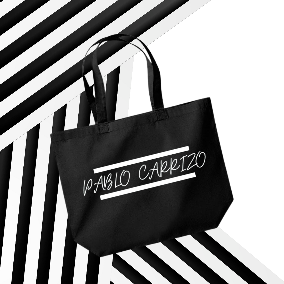 Pablo Carrizo Logo Tote – Black