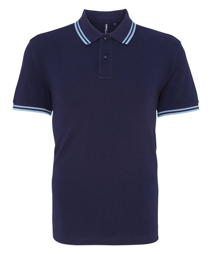 Asquith & Fox Classic fit tipped polo