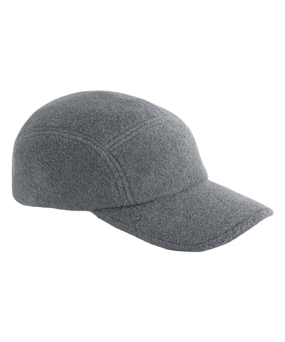 Recycled fleece 5-panel cap - Charcoal