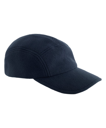Recycled fleece 5-panel cap - French Navy