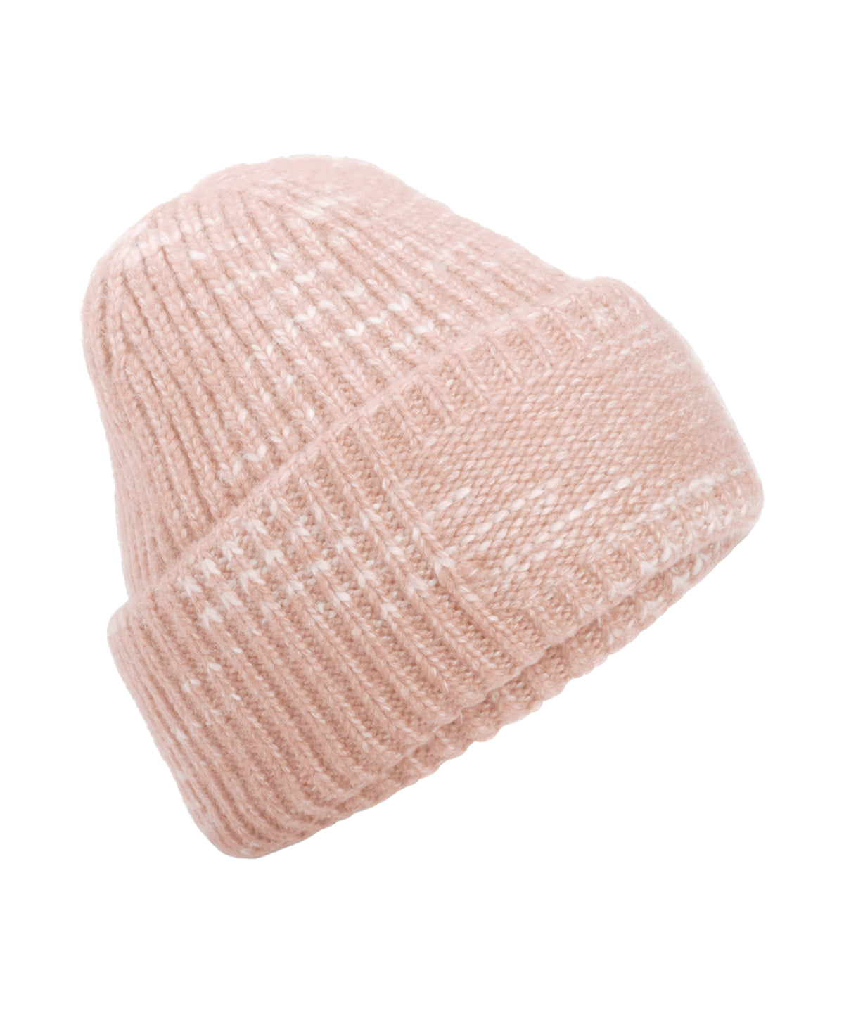 Beechfield Chunky knit reverse patch beanie