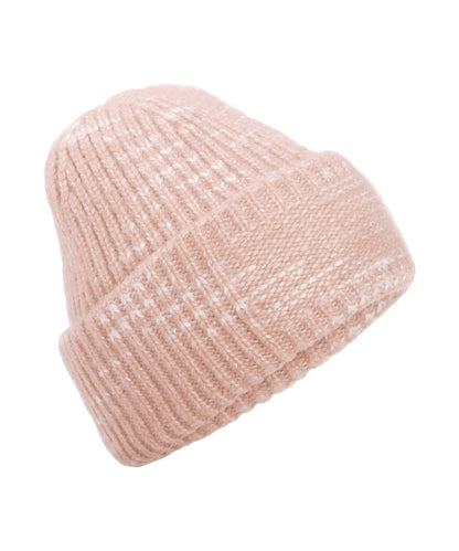 Beechfield Chunky knit reverse patch beanie