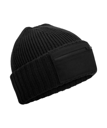 Beechfield Zip patch beanie