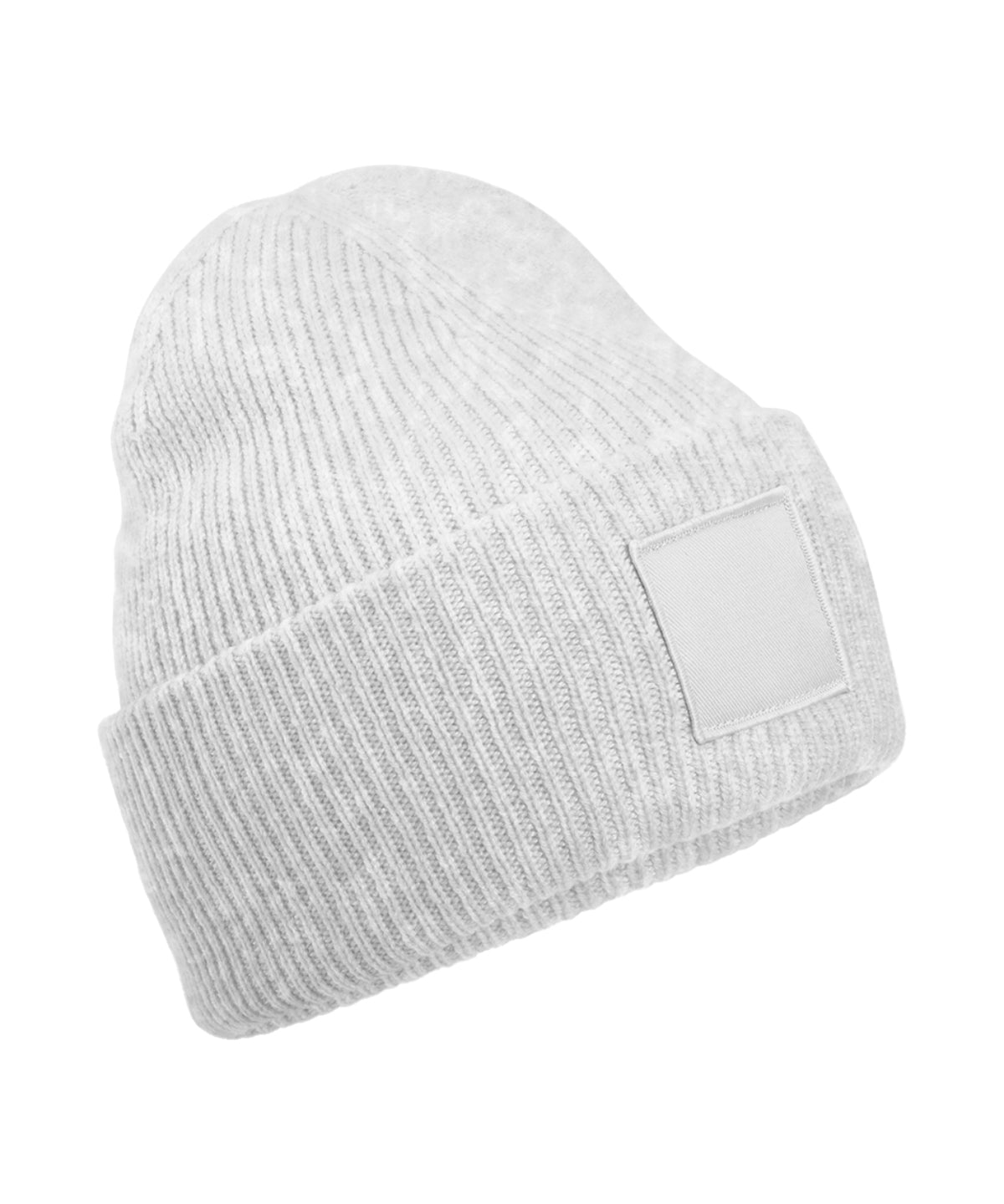 Beechfield Deep-cuffed tonal patch beanie