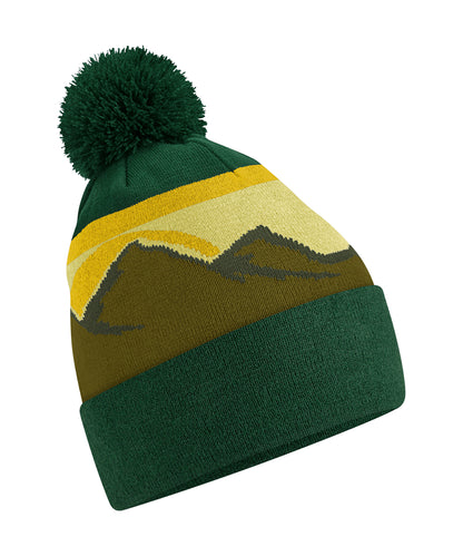Beechfield Mountain peaks pom pom beanie