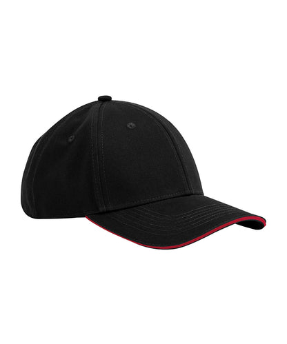 Beechfield EarthAware® classic organic cotton 6-panel cap – sandwich peak