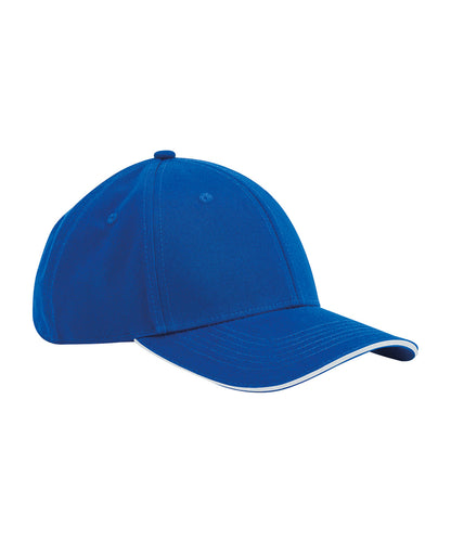 Beechfield EarthAware® classic organic cotton 6-panel cap – sandwich peak