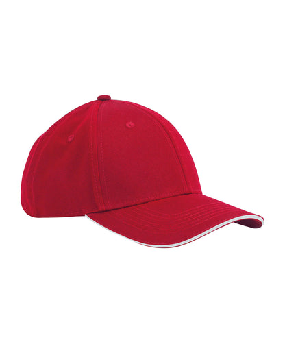 Beechfield EarthAware® classic organic cotton 6-panel cap – sandwich peak