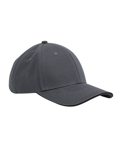 Beechfield EarthAware® classic organic cotton 6-panel cap – sandwich peak