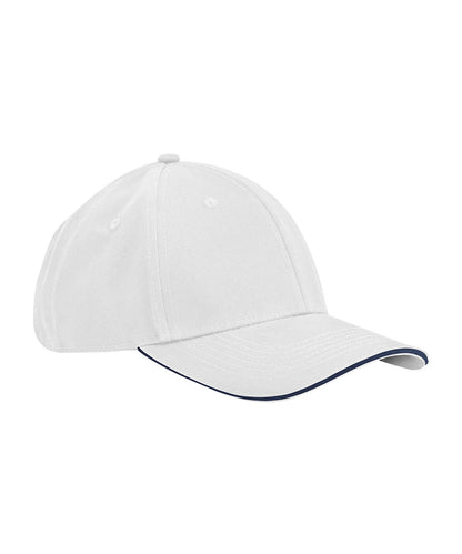 Beechfield EarthAware® classic organic cotton 6-panel cap – sandwich peak