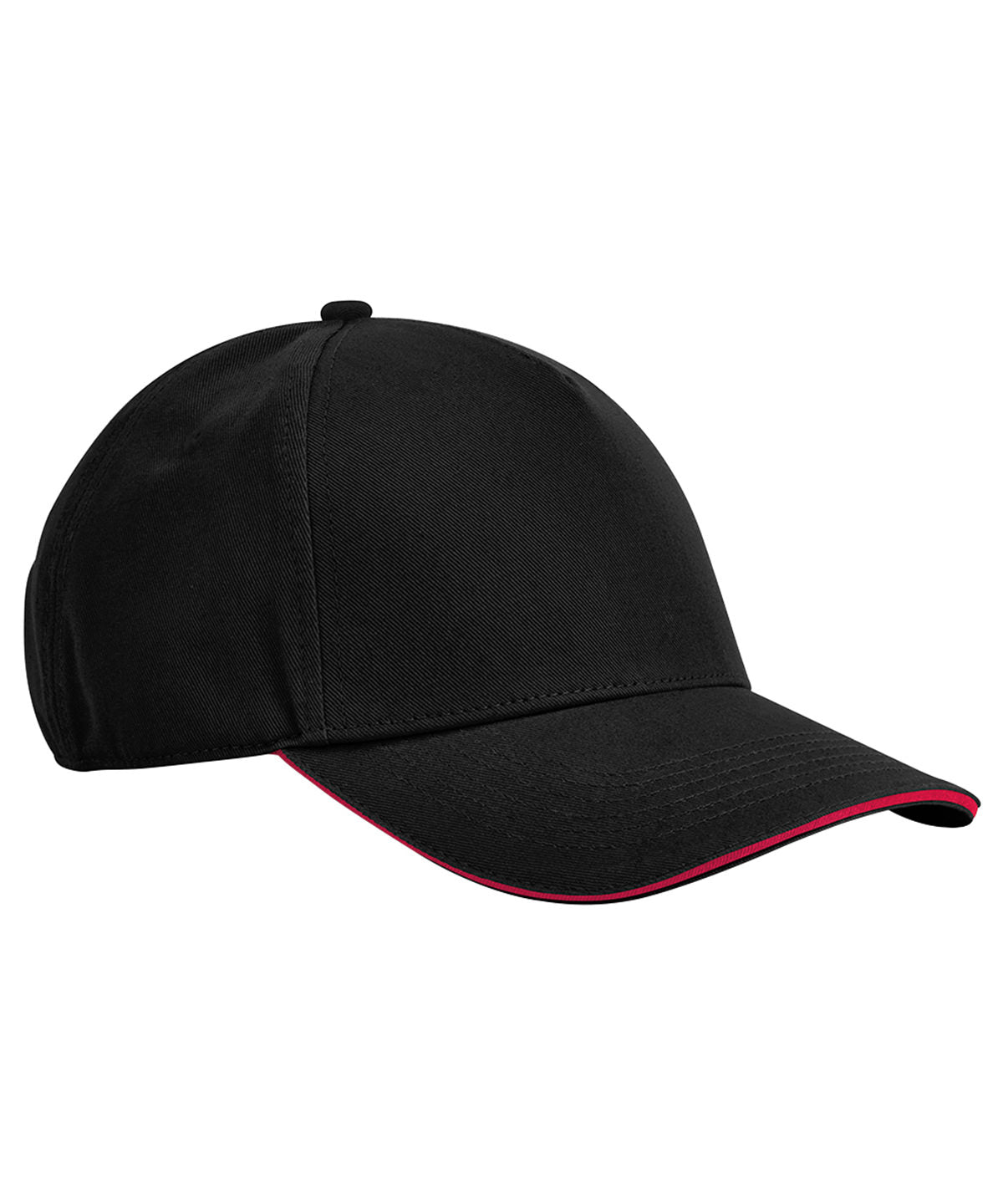 Beechfield EarthAware® classic organic cotton 5-panel cap – sandwich peak