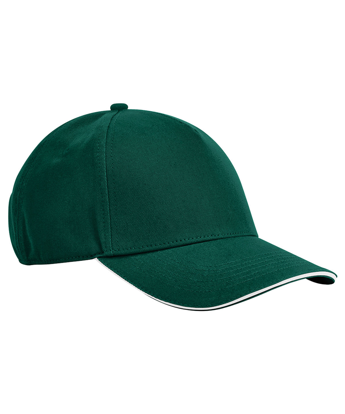Beechfield EarthAware® classic organic cotton 5-panel cap – sandwich peak