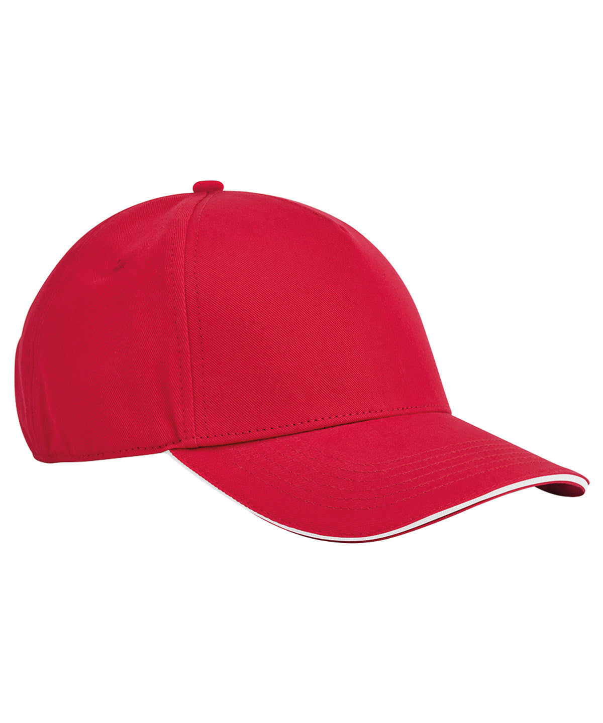 Beechfield EarthAware® classic organic cotton 5-panel cap – sandwich peak