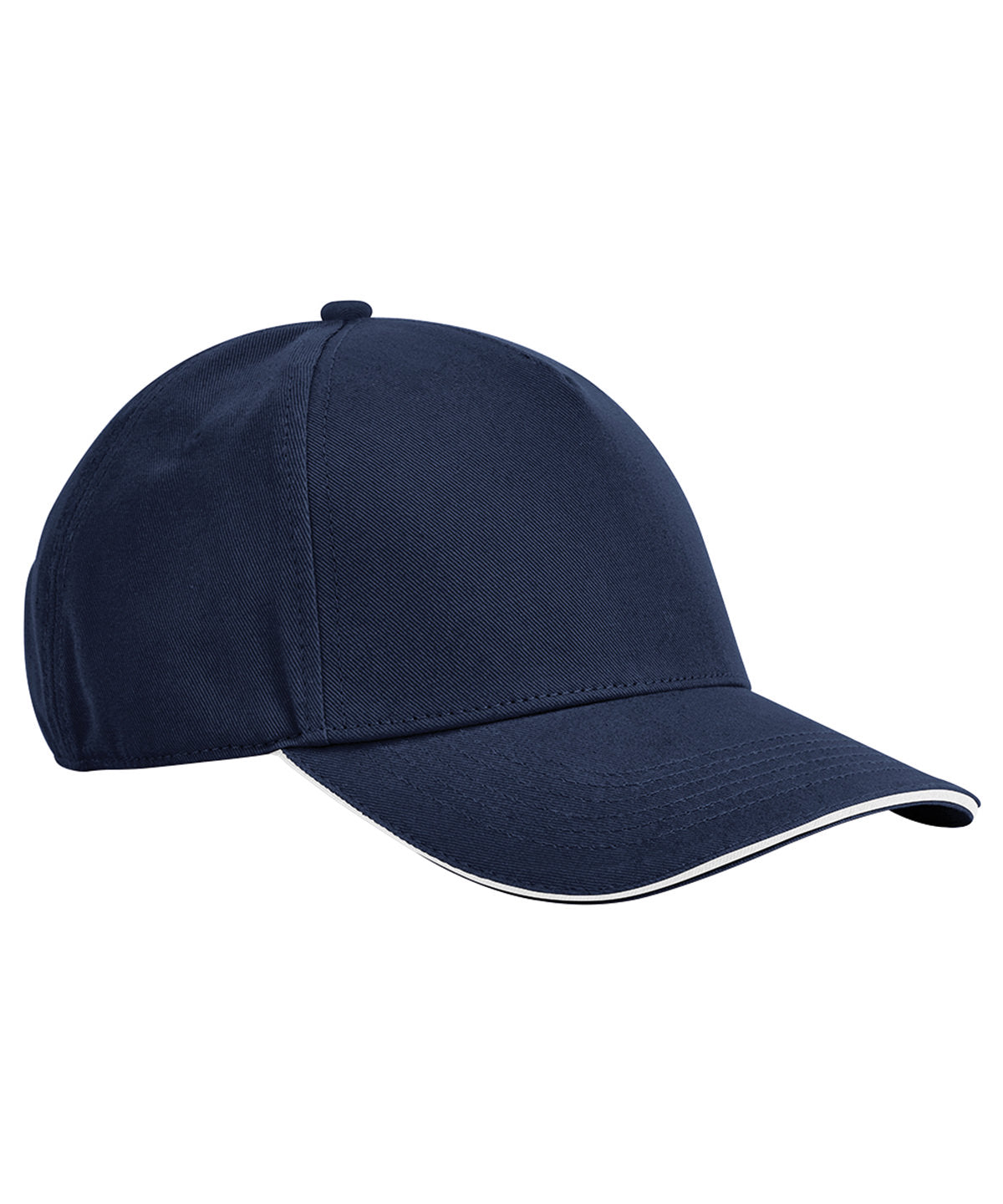 Beechfield EarthAware® classic organic cotton 5-panel cap – sandwich peak