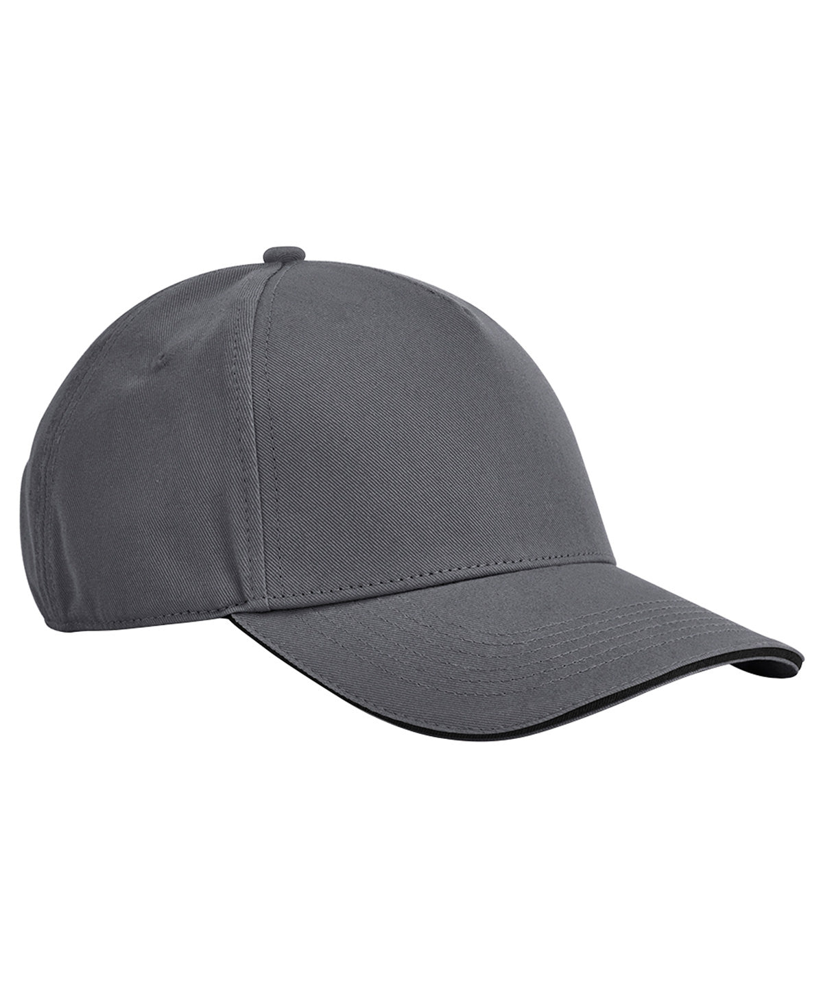 Beechfield EarthAware® classic organic cotton 5-panel cap – sandwich peak