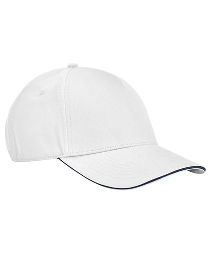 Beechfield EarthAware® classic organic cotton 5-panel cap – sandwich peak