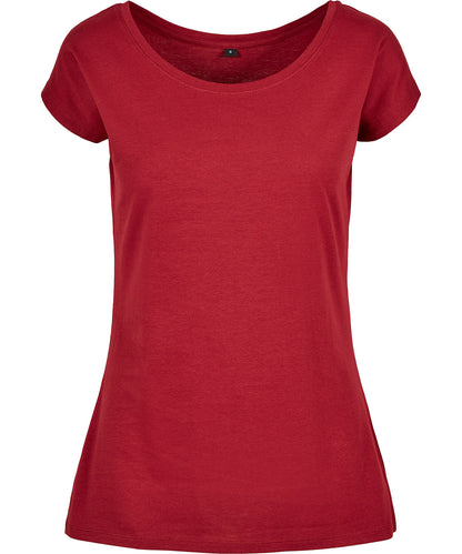 Build Your Brand Basic Women's wide neck tee
