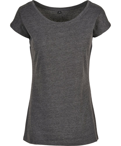Build Your Brand Basic Women's wide neck tee