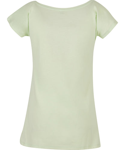 Build Your Brand Basic Women's wide neck tee