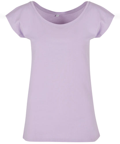 Build Your Brand Basic Women's wide neck tee