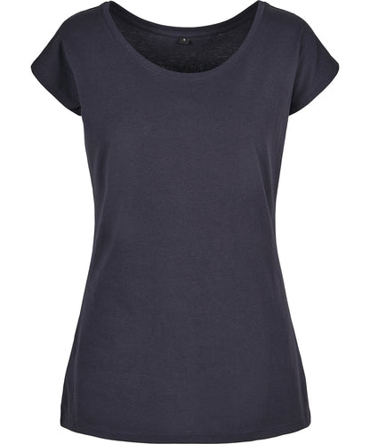 Build Your Brand Basic Women's wide neck tee