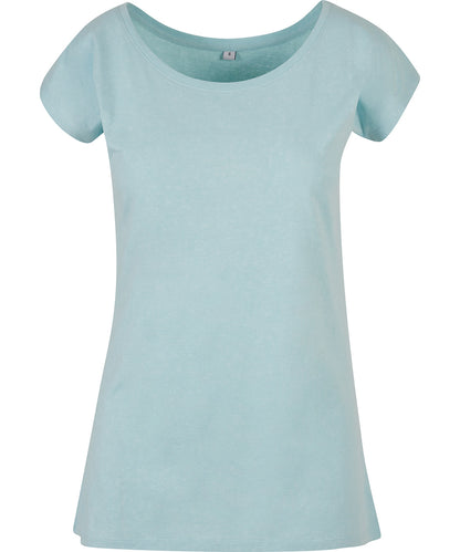 Build Your Brand Basic Women's wide neck tee