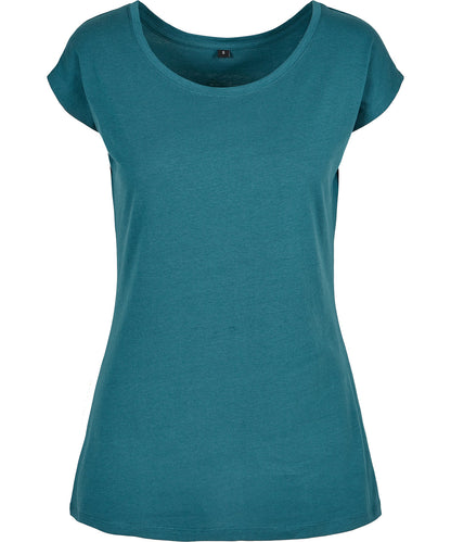 Build Your Brand Basic Women's wide neck tee