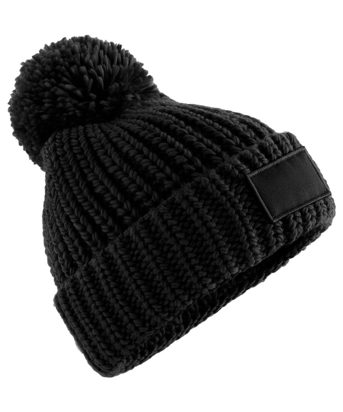 Toasty patch beanie - Black