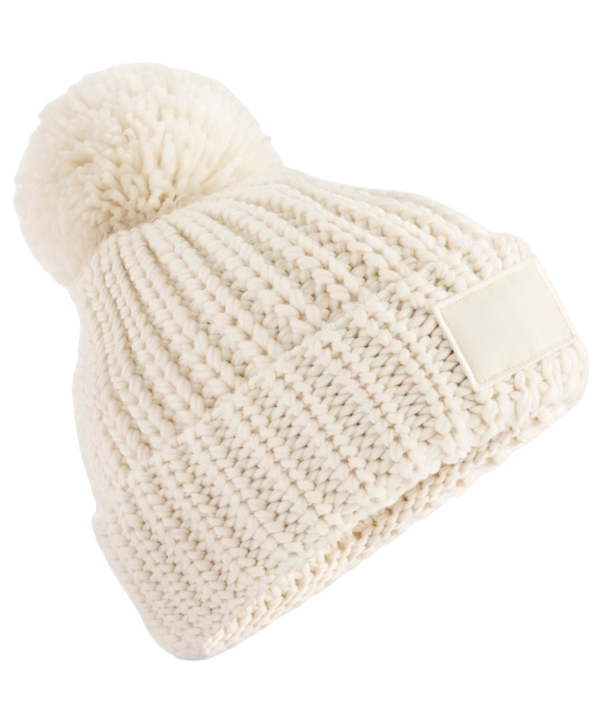 Toasty patch beanie - Oatmeal