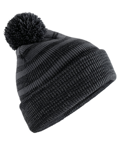 Team stripe beanie - Graphite Grey/Black