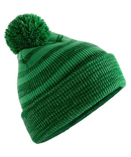 Team stripe beanie - Green